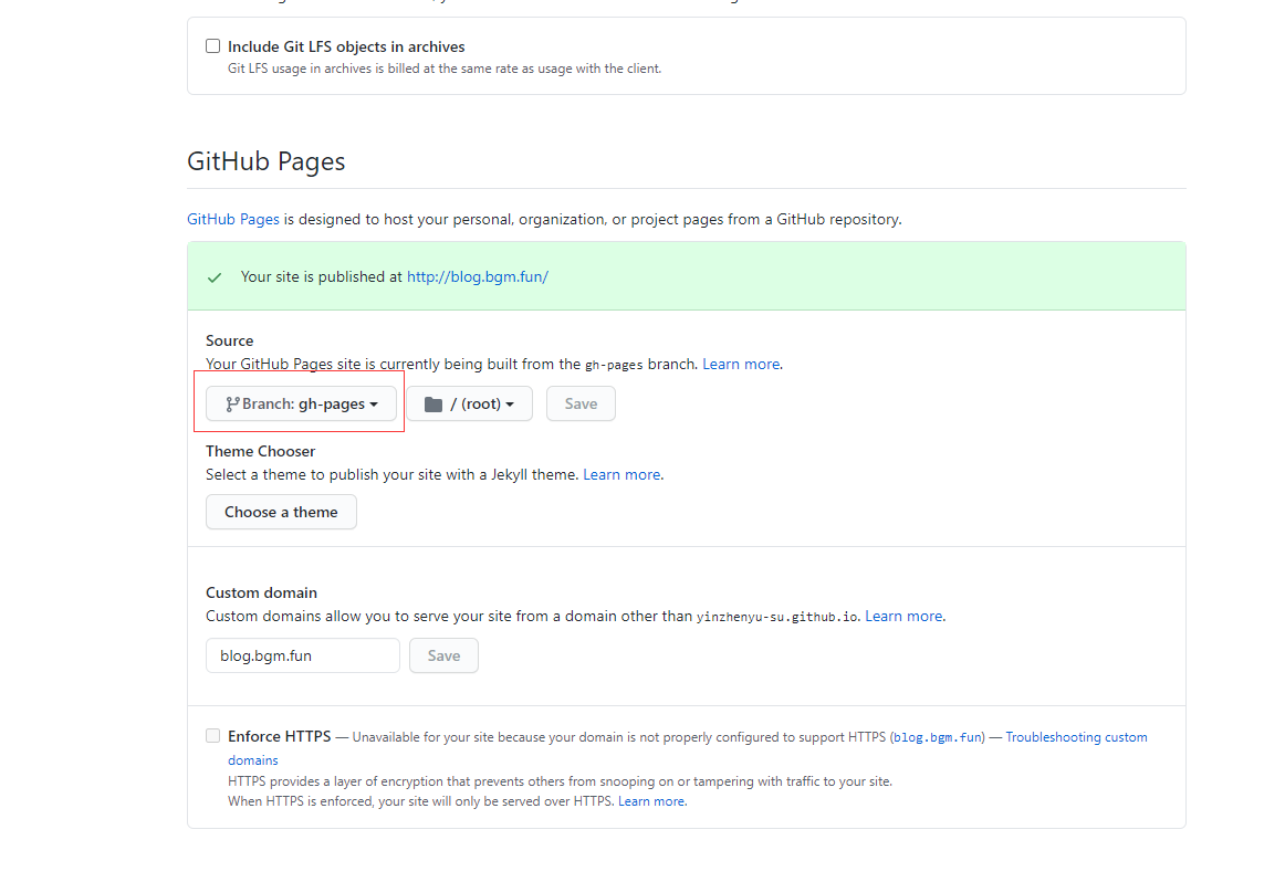 GitHub Page 设置